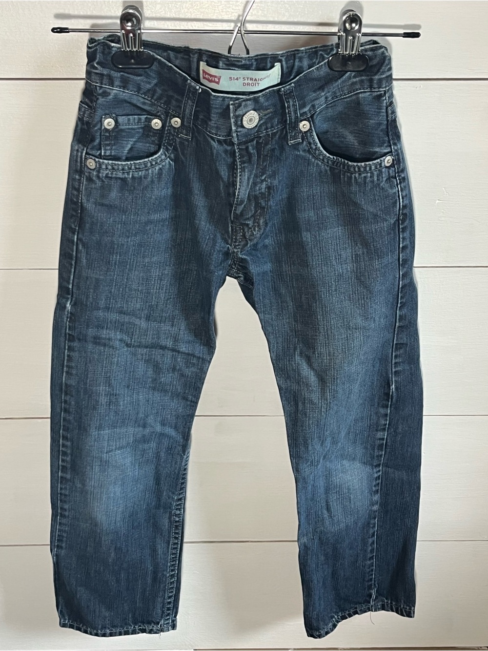 Levi's Men's Straight Leg Jeans in Washed Indigo